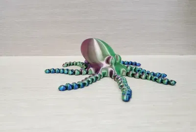 Mô hình bạch tuộc khớp nối (Articulated Octopus) in 3D cực đáng yêu - Image 3