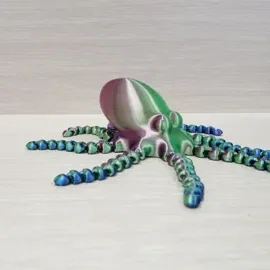 Mô hình bạch tuộc khớp nối (Articulated Octopus) in 3D cực đáng yêu