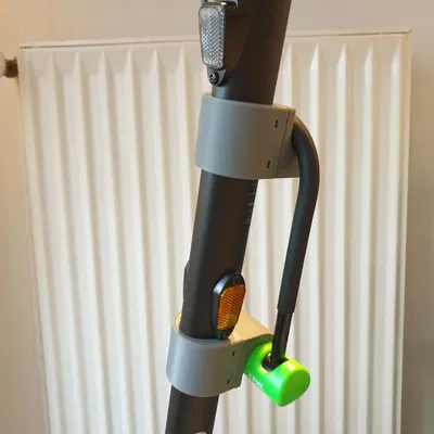 Giá treo khóa chữ U cho xe điện Ninebot G30LD