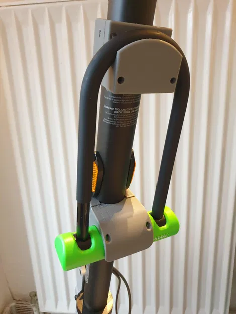 Giá treo khóa chữ U cho xe điện Ninebot G30LD - Image 3