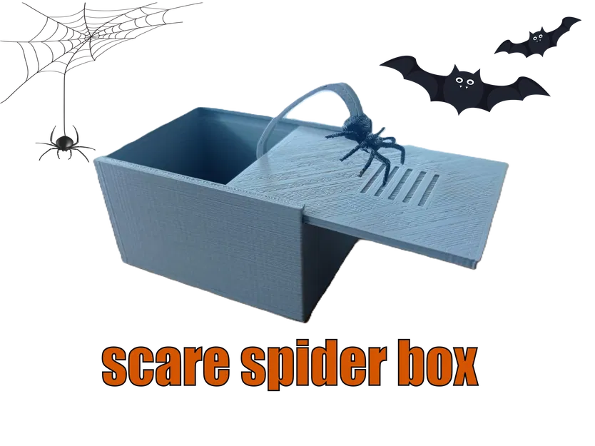 Hộp Nhện Bất Ngờ (Scare Spider Box) - Mô hình 3D giải trí cực vui - Image 1