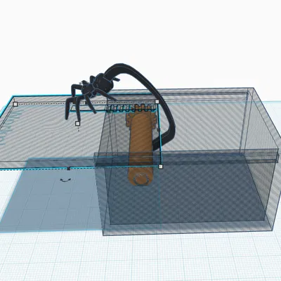 Hộp Nhện Bất Ngờ (Scare Spider Box) - Mô hình 3D giải trí cực vui