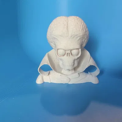 Mô hình tượng bán thân Martian (Mars Attacks!) in 3D