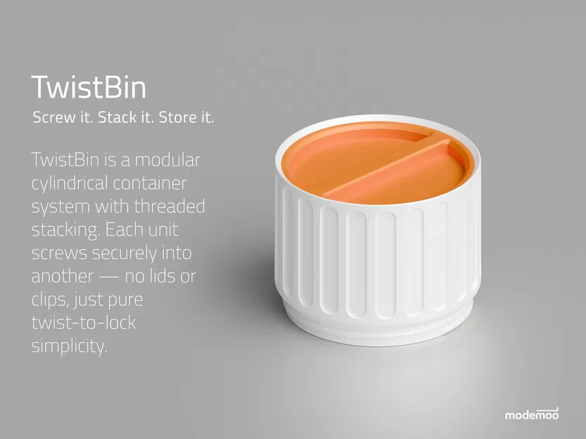 TwistBin - Hộp đựng dạng module có khớp xoay - Image 1