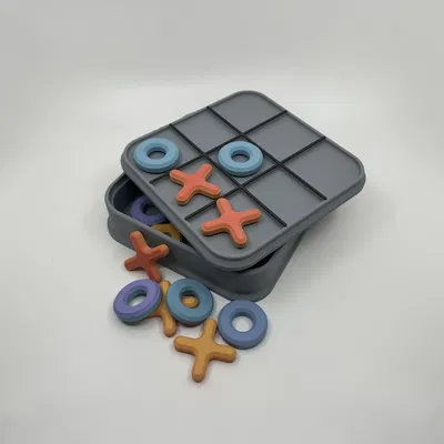 Hộp Đựng Game Cờ Caro Tic Tac Toe