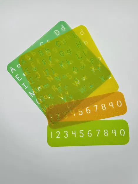 Khuôn Hỗ Trợ Tập Viết (Handwriting Helper Stencil) - Image 1