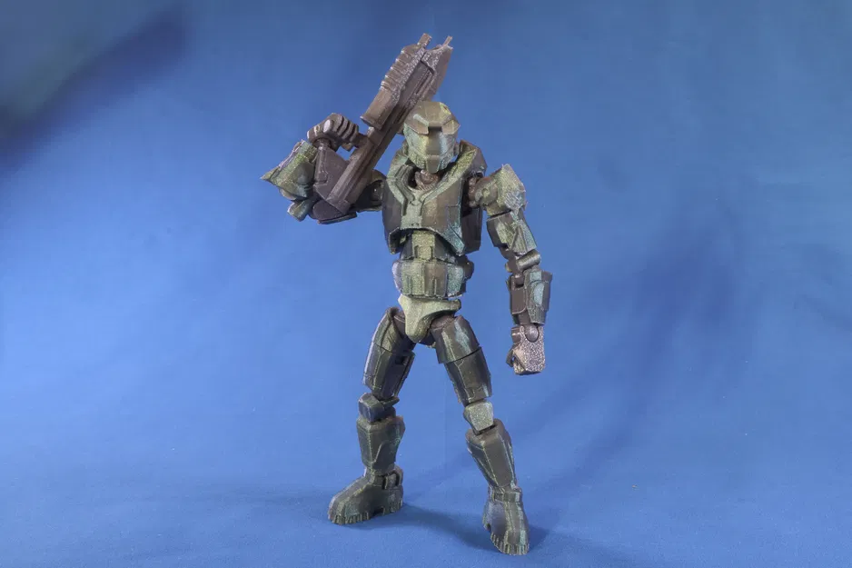 Mô hình Master Chief có thể tạo dáng (MODULYR) - Image 1