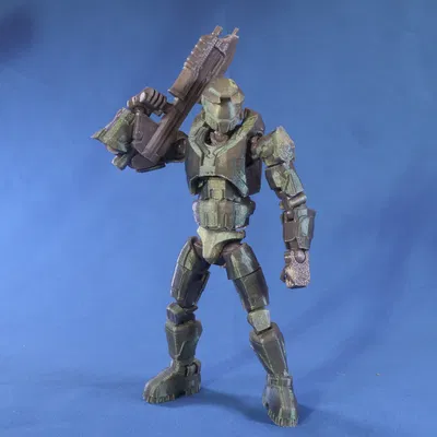 Mô hình Master Chief có thể tạo dáng (MODULYR)