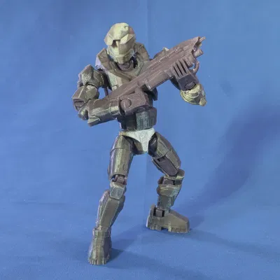 Mô hình Master Chief có thể tạo dáng (MODULYR)