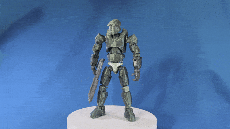 Mô hình Master Chief có thể tạo dáng (MODULYR) - Image 5