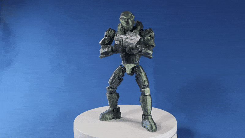 Mô hình Master Chief có thể tạo dáng (MODULYR) - Image 6