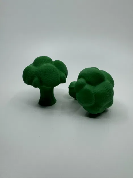 Mô hình bông cải xanh 3D (Broccoli) đồ chơi nhà bếp cho bé - Image 2