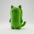 Mô hình 3D Pickle Cat: Chú mèo dưa chuột dễ thương và độc đáo - Thumbnail 1