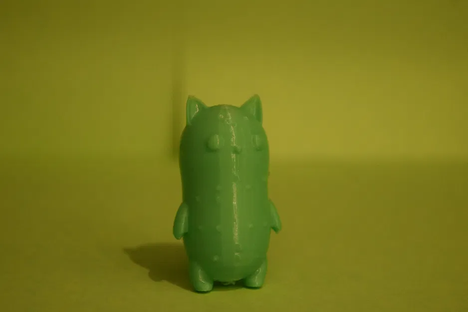 Mô hình 3D Pickle Cat: Chú mèo dưa chuột dễ thương và độc đáo - Image 2