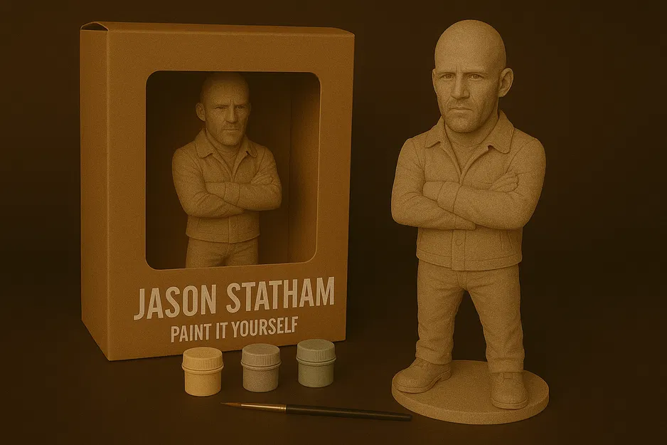 Jason Statham – Mô hình tự sơn theo ý thích - Image 1