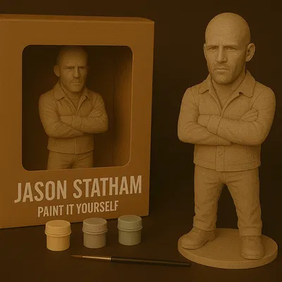 Jason Statham – Mô hình tự sơn theo ý thích