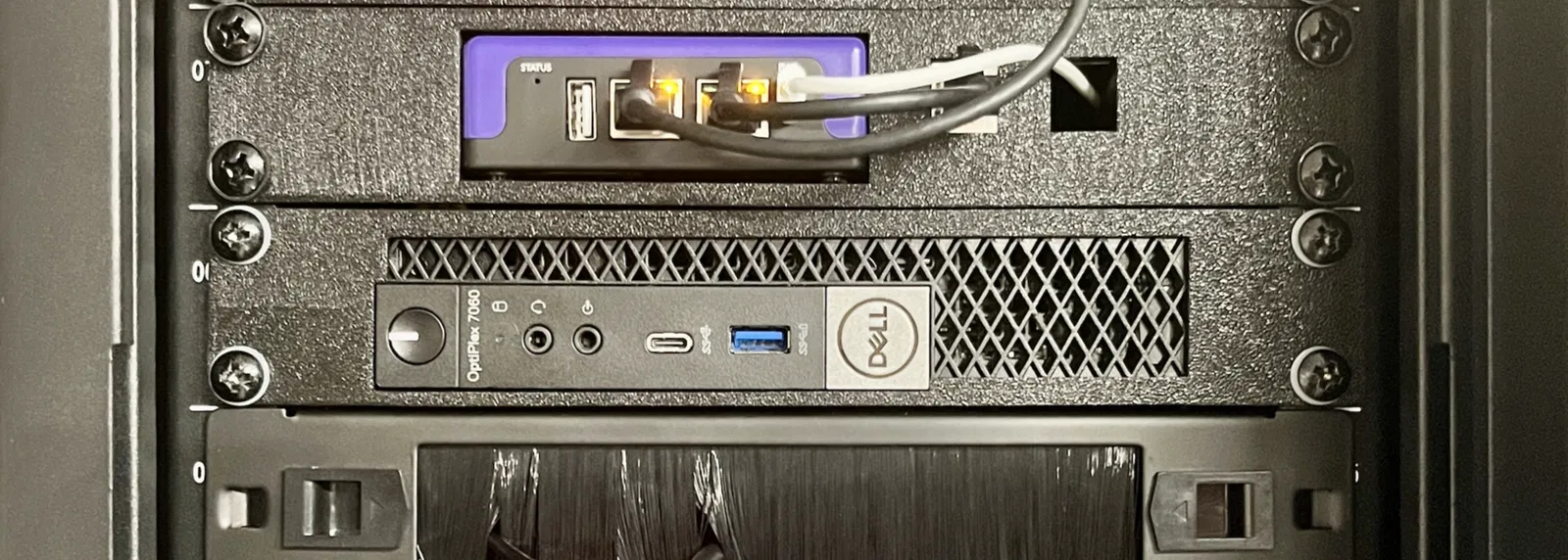 Ngàm gắn Dell OptiPlex 7060 MicroPC vào tủ rack 10 inch - Image 4