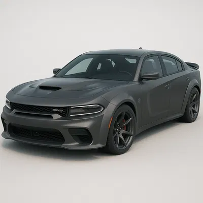 Mô hình xe Dodge Charger SRT Hellcat chi tiết cho máy in 3D