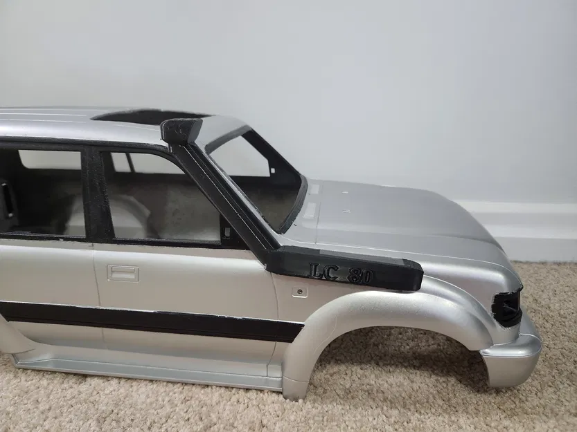 Ống thở Snorkel 3D cho xe RC Land Cruiser 80 Series 1/10 - Image 3