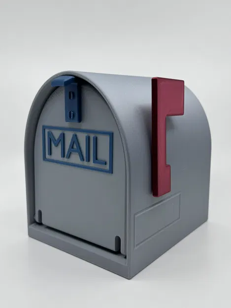 Hộp thư đồ chơi (Mailbox) với lá cờ hoạt động được - Image 1