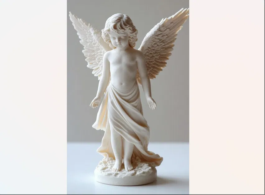 Mô hình Thiên thần nhỏ (Little Angel) trang trí tinh xảo cho in 3D - Image 1