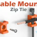 Gá kẹp dây cáp Cable Zip Tie Mount nhỏ gọn tiện lợi - Thumbnail 1