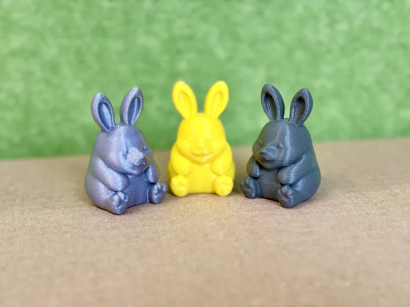 Chú Thỏ Tròn Trĩnh (Chubby Rabbit) - Mẫu in 3D cực xinh và dễ in - Image 4