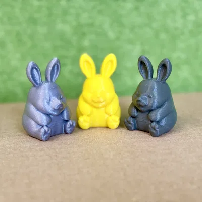 Chú Thỏ Tròn Trĩnh (Chubby Rabbit) - Mẫu in 3D cực xinh và dễ in