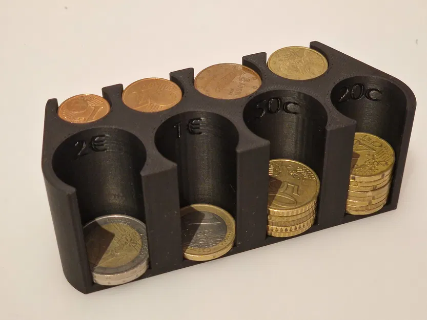 Khay phân loại tiền xu Euro - Dụng cụ sắp xếp tiền xu tiện lợi - Image 1