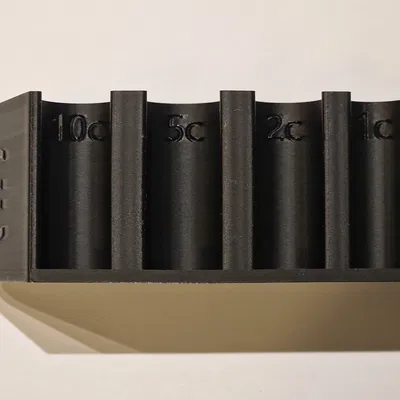 Khay phân loại tiền xu Euro - Dụng cụ sắp xếp tiền xu tiện lợi