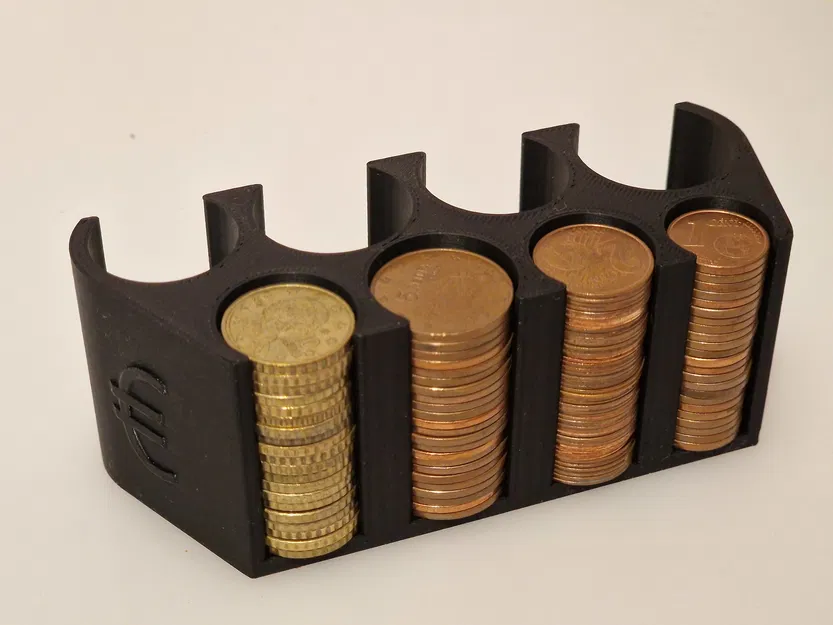 Khay phân loại tiền xu Euro - Dụng cụ sắp xếp tiền xu tiện lợi - Image 4