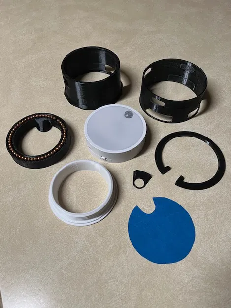 Bộ adapter đế xoay cho đèn LED cảm biến chuyển động sạc pin - Image 2