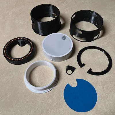 Bộ adapter đế xoay cho đèn LED cảm biến chuyển động sạc pin