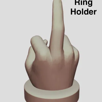 Giá đỡ nhẫn hình ngón giữa cực chất