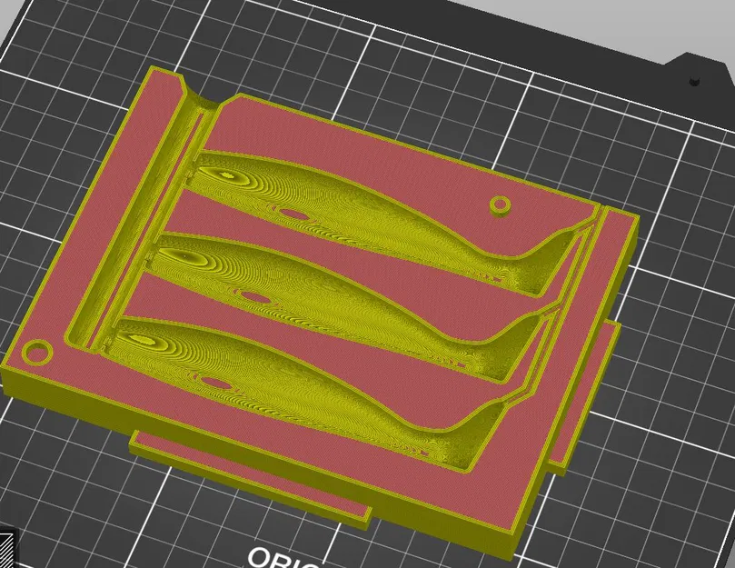 Mẫu khuôn đúc mồi giả (Fishing lure mould) chất lượng cao để in 3D - Image 1