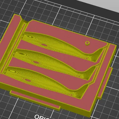 Mẫu khuôn đúc mồi giả (Fishing lure mould) chất lượng cao để in 3D