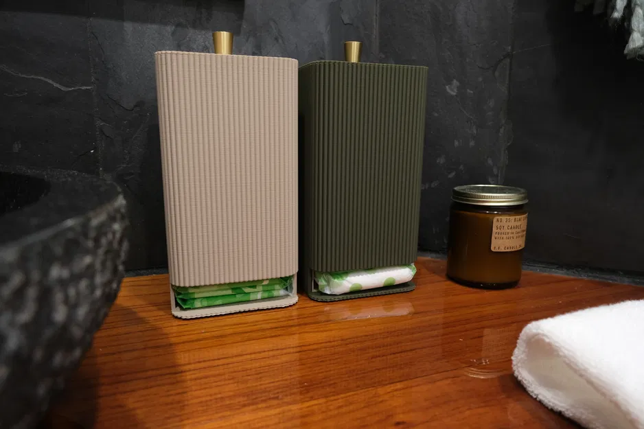 Hộp đựng băng vệ sinh phong cách hiện đại (Period Pad Dispenser) - Image 1