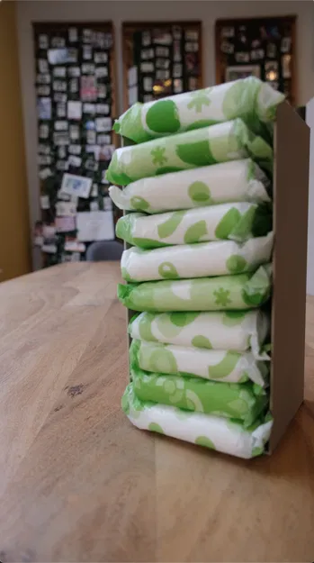 Hộp đựng băng vệ sinh phong cách hiện đại (Period Pad Dispenser) - Image 9