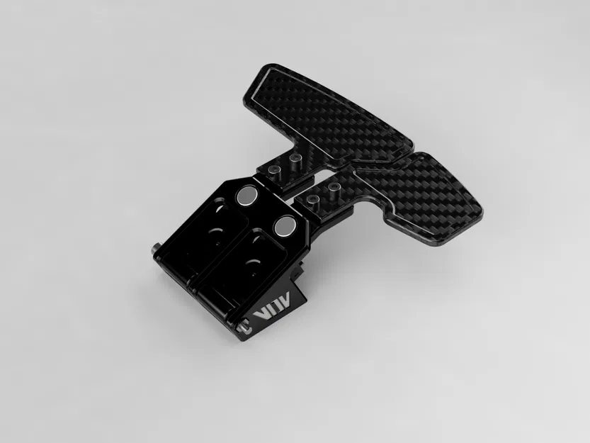 Bộ cần số kép VDV Dual Shifter V2 cho vô lăng đua xe mô phỏng - Image 2