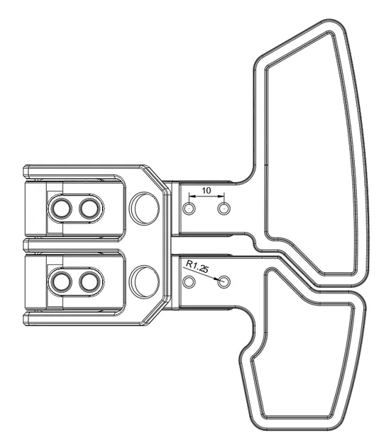 Bộ cần số kép VDV Dual Shifter V2 cho vô lăng đua xe mô phỏng - Image 5