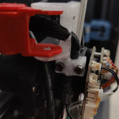 Hệ thống xích dẫn cáp Sovol SV08 - Cố định đầu in