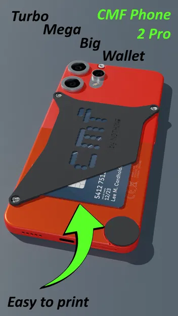 Ví đựng thẻ 3D siêu mỏng dành riêng cho CMF Phone 2 - Image 1