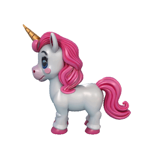 Mô hình chú kỳ lân Unicorn dễ thương trang trí bàn làm việc - Thumbnail 2