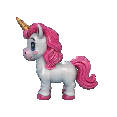 Mô hình chú kỳ lân Unicorn dễ thương trang trí bàn làm việc