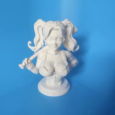 Mô hình tượng Harley Quinn 12cm - Đồ trang trí cá tính cho fan DC