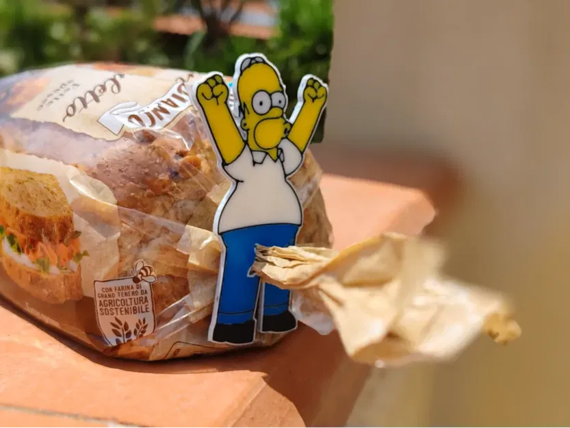 Kẹp miệng túi bánh mì ButtPals - Homer Simpson - phiên bản vui vẻ - Image 1