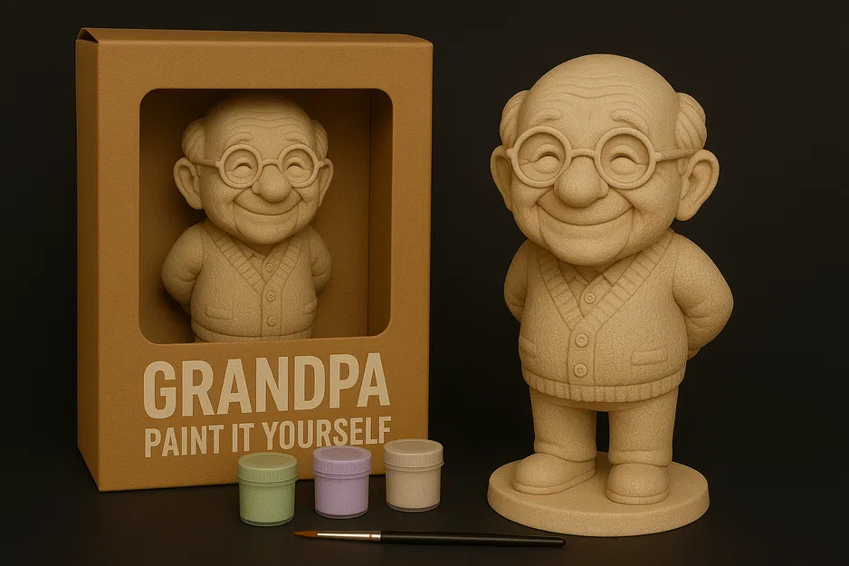 Ông nội – Mô hình tự tô màu - Image 1