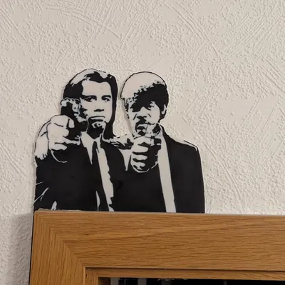 Trang trí khung cửa Pulp Fiction 01