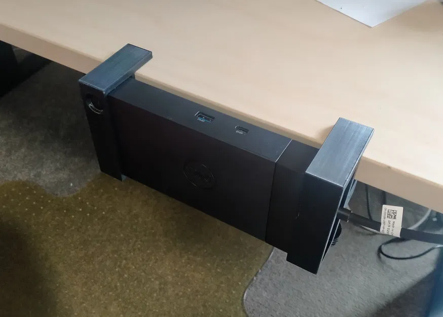 Ngàm kẹp cạnh bàn cho Docking Station DELL WD19 / WD22 / K20A - Image 1