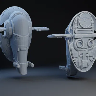 Mô hình phi thuyền Slave 1 Star Wars cực chi tiết dành cho in 3D